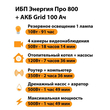ИБП для котла Энергия Про 800 + Аккумулятор Grid 100 Ah 12 v (500Вт - 109мин) - ИБП и АКБ - ИБП для котлов - Магазин электрооборудования для дома ТурбоВольт